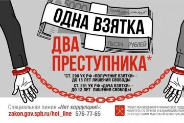 Санкт-Петербург: Горячая линия «Нет коррупции!»