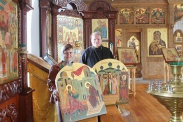 Архангельская область: Иконы петербургского художника нашли место в иконостасе архангельского храма в Маймаксе Архангельская область: Иконы петербургского художника нашли место в иконостасе архангельского храма в Маймаксе